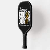 Cross Country TEKST toevoegen Runner Running Team Pickleball Paddle (Links)