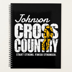 Cross Country TEKST toevoegen Runner Running Team  Planner