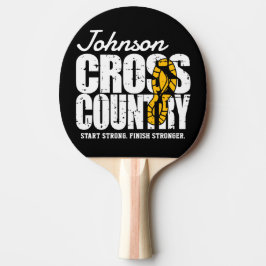 Cross Country TEKST toevoegen Runner Running Team  Tafeltennisbatje