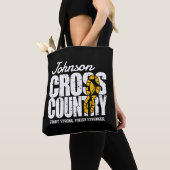 Cross Country TEKST toevoegen Runner Running Team  Tote Bag (Dichtbij)
