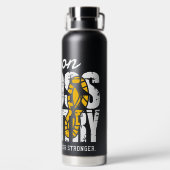 Cross Country TEKST toevoegen Runner Running Team Waterfles (Achterkant)