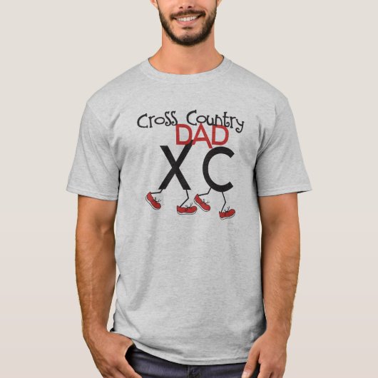 Cross country vader - XC loper vader T-shirt (Voorkant)
