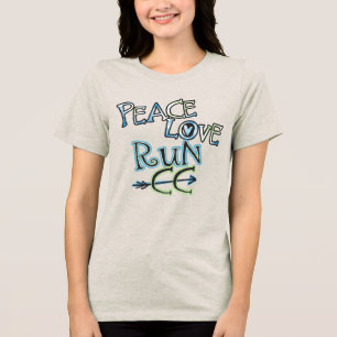 Cross Country VREDE LIEFDE RUN CC Tri-Blend Shirt