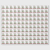 Cross Country XC Coach - Kerstfeestdag Cadeaupapier (Vlak)