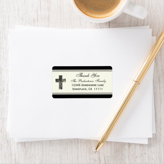 Cross dank je etiket (Insitu)