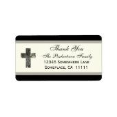 Cross dank je etiket (Voorkant)