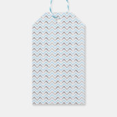 Cross dank u geschenk Label-blauw & zilver Cadeaulabel (Achterkant)