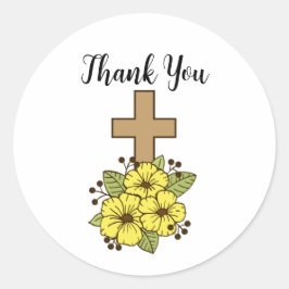 Cross dank u Sticker