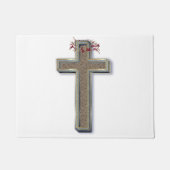 Cross deur mat met witte achtergrond (Voorkant)