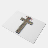 Cross deur mat met witte achtergrond (Schuin)