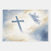 Cross & Dove Rust Inpakpapier Vel (Voorkant 3)