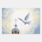 Cross & Dove Rust Inpakpapier Vel (Voorkant 2)