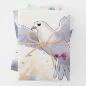 Cross & Dove Rust Inpakpapier Vel (In situ)