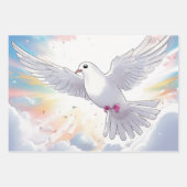 Cross & Dove Rust Inpakpapier Vel (Voorkant)