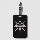 "Cross Emblem" trekkoordrugzak Bagagelabel (Voorkant (verticaal))