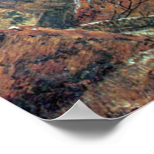 Cross en Cathedral Caspar David Friedrich Poster (Hoek)