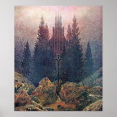 Cross en Cathedral Caspar David Friedrich Poster (Voorkant)