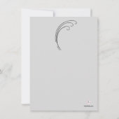 Cross en Fern - Bereavement Bedankt Notecard Notitiekaartje (Achterkant)