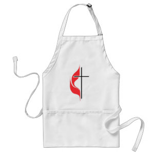 Cross- en Flame Apron Standaard Schort
