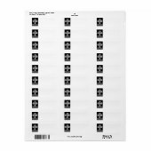 Cross Etiket (Full Sheet)