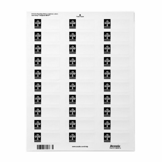 Cross Etiket (Full Sheet)