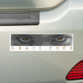 Cross Eyed Bumpersticker (Op auto)