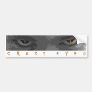 Cross Eyed Bumpersticker