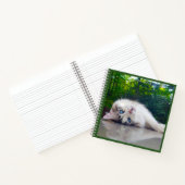 Cross-eyed cat notitieboek (Binnen)