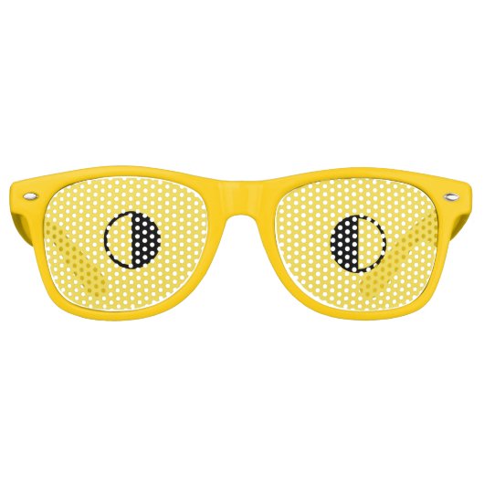 Cross Eyed Cool Shades Party Bril Retro Zonnebril (Voorkant)