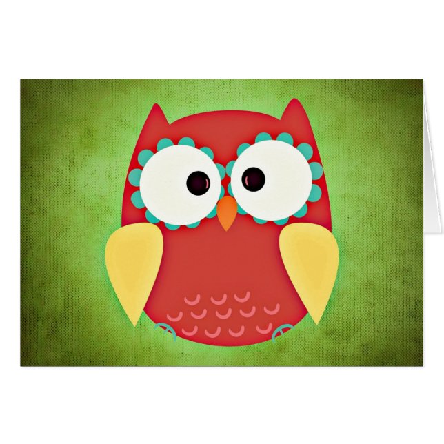 Cross Eyed Owl (Voorkant Horizontaal)