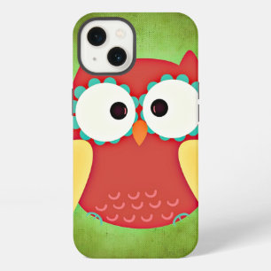 Cross Eyed Owl iPhone 13 Hoesje
