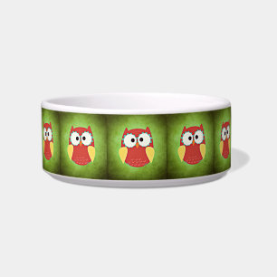 Cross Eyed Owl Voerbakje