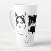 cross-eyed snackpatrouille latte mok (Linkerhoek)