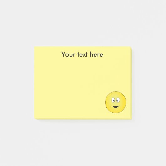 Cross Eyed Yellow Face Gepersonaliseerd Post-it® Notes (Voorkant)