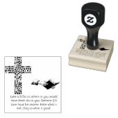 Cross Faith Hope Love Believe Destiny's Destiny's Rubberstempel (Gestempeld)
