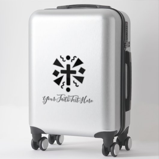 Cross Faith Text Car Sticker (Koffer)