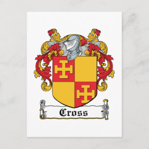 Cross Family Crest Briefkaart