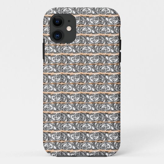 Cross Filigree Design Pattern Case-Mate iPhone Case (Achterkant)