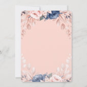 Cross Flowers First Heilige Communie Kaart (Achterkant)