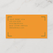 Cross Focus logo-sjabloon voor visitekaartjes (Achterkant)