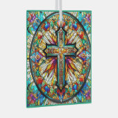 Cross Glas in lood Ornament Suncatcher (Voorkant Rechts)