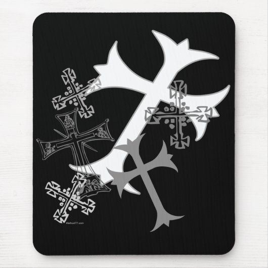 Cross Graphic Mousepad Muismat (Voorkant)