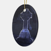 Cross Gravestone Ornament (Links)