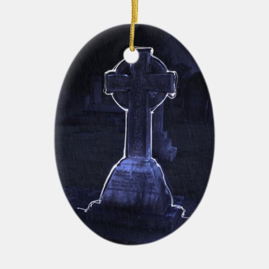 Cross Gravestone Ornament (Voorkant)