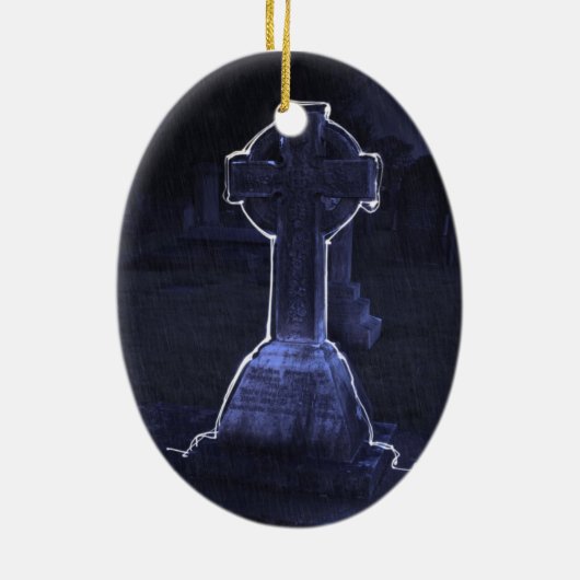 Cross Gravestone Ornament (Achterkant)