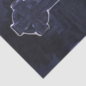 Cross Gravestone Tissue Paper Tissuepapier (Detail)