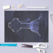 Cross Gravestone Tissue Paper Tissuepapier (Craft)