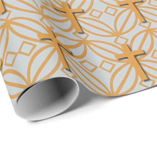 Cross Grill Pattern Cadeaupapier (Rol Hoek)
