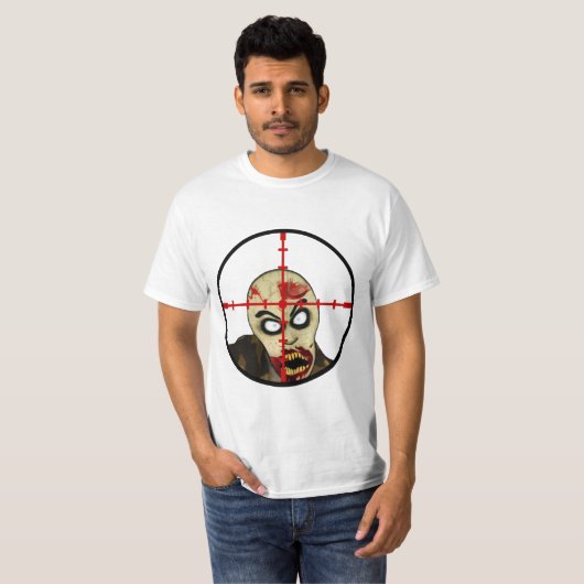 Cross Hair Zombie T-Shirt (Voorkant volledig)