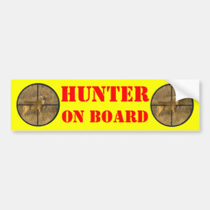 CROSS HAIRS. BUMPERSTICKER